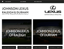 Tablet Screenshot of johnsonlexus.com